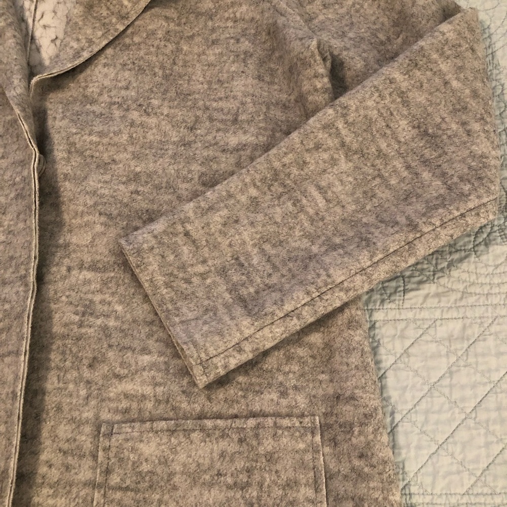 Halogen Wool Blend Long Blazer Jacket Topper Coat… - image 8